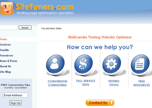 sitetuners 25 Tools to Improve Your Websites Usability